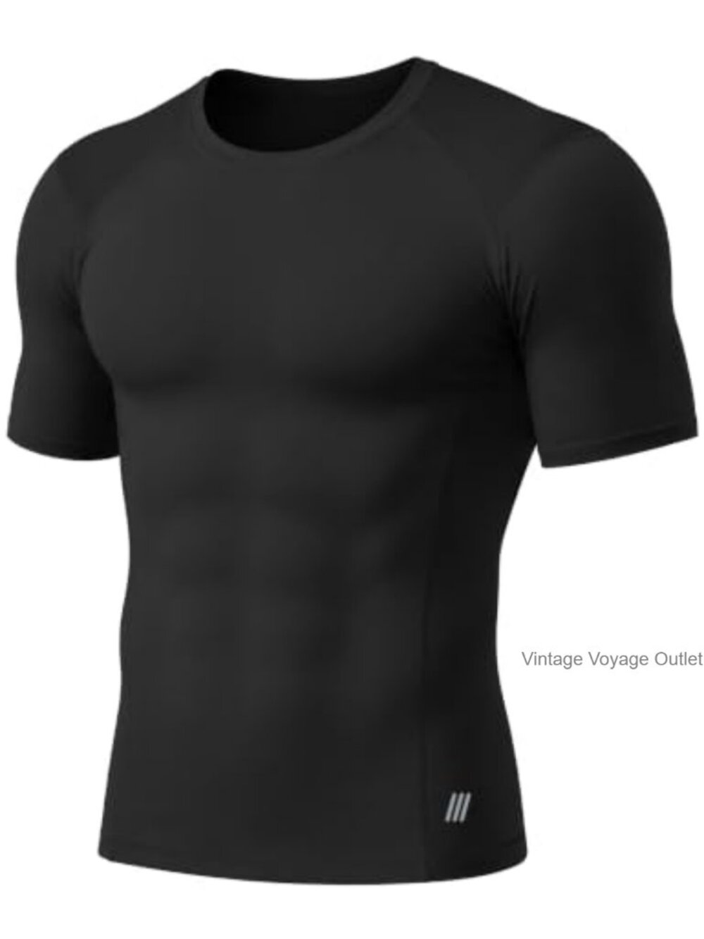 Men's Compression Shirt Athletic Short Sleeve 4-Way Stretch Moisture Wicking
